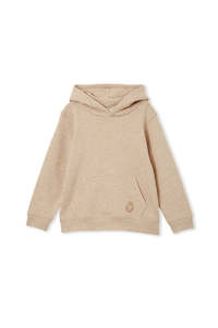 MILKY KIDS - TRUE NATURAL MARLE FLEECE HOOD