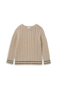 Milky Kids - True Natural Cable Knit Jumper