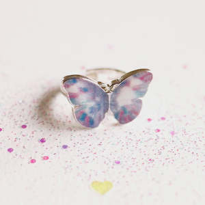 LAUREN HINKLEY PURPLE MAGIC BUTTERFLY RING