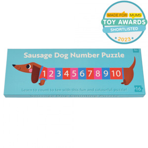 REX LONDON- SAUSAGE DOG NUMBER PUZZLE