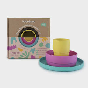 BOBO & BOO ECO DINNERWARE SET - Tropical