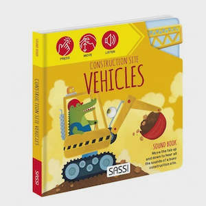 Sassi- Construction Vehicles Sound Book