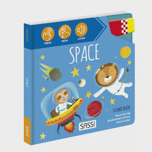 Infant clothing: SASSI- SPACE SOUND BOOK