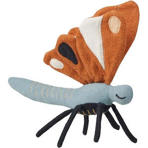 Infant clothing: FABELAB - BUTTERFLY RATTLE NATURAL