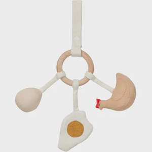 Infant clothing: FABELAB - ACTIVITY RATTLE CHICKEN AND EGG