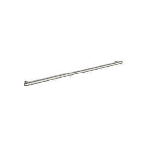 Meir Öppen Linear Knurled Round Pull Cabinet Handle 520mm | Brushed Nickel