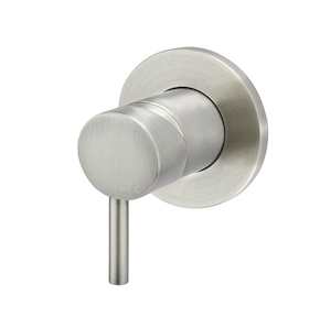 Meir Round Wall Mixer with Short Pin Lever | Brushed Nickel