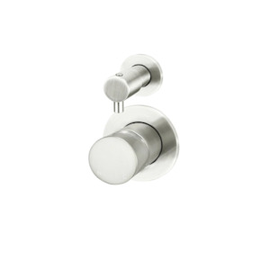 Bathroom and toilet fitting: Meir Round Pinless Diverter Mixer | Brushed Nickel