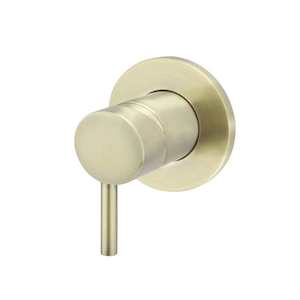 Meir Round Wall Mixer with Short Pin Lever | Tiger Bronze