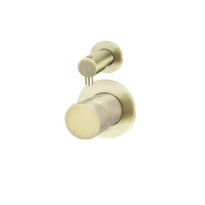 Bathroom and toilet fitting: Meir Round Pinless Diverter Mixer | Tiger Bronze