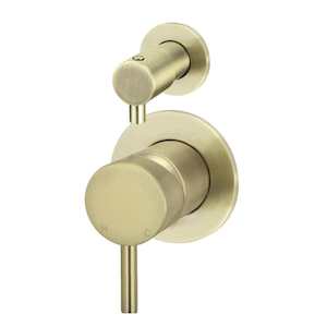 Bathroom and toilet fitting: Meir Round Diverter Mixer | Tiger Bronze