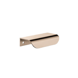 Meir Öppen Edge Pull Cabinet Handle 75mm | Champagne