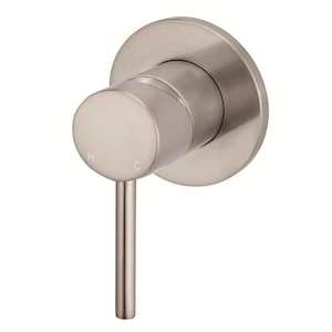 Meir Round Wall Mixer | Champagne