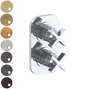 The Watermark Collection Zen Mini Thermostatic Shower Mixer with Diverter