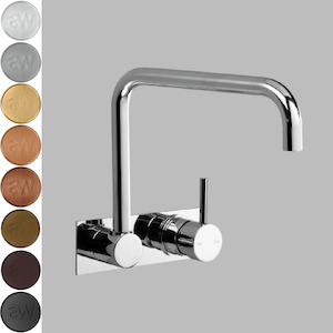 Bathroom and toilet fitting: Astra Walker Icon Wall Mixer Set on Backplate