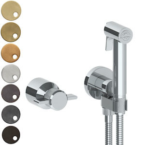 Bathroom and toilet fitting: The Watermark Collection | Urbane Handheld Bidet Sprayer Set with Mixer | Cooper Handle