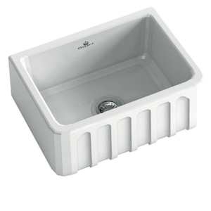 Bathroom and toilet fitting: Chambord Louis Butler Sink with Fluted Facade