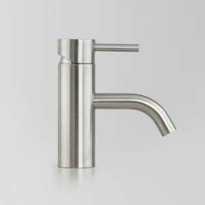 Astra Walker Icon Curved Basin Mixer | 316 Stainless Steel