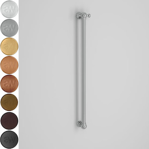 Bathroom and toilet fitting: Astra Walker Olde English Vertical Heated Towel Rail 900mm