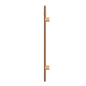 Bathroom and toilet fitting: Meir Heated Vertical Towel Rail | Lustre Bronze