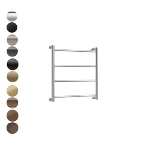 Bathroom and toilet fitting: Buddy Abask 4 Bar Heated Towel Ladder Low Voltage | 550 x 480mm