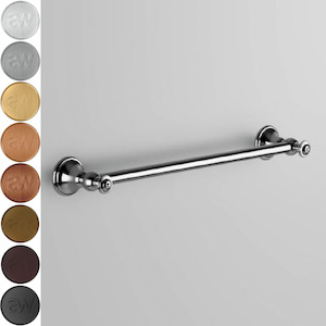 Bathroom and toilet fitting: Astra Walker Edwardian Single Towel Rail 900mm