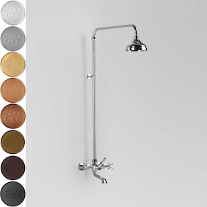 Astra Walker Olde English Exposed Bath & Shower Set with Taps & Diverter