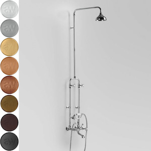 Astra Walker Olde English Exposed Bath & Shower Set with Taps, Diverter & Single…