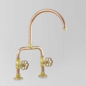 Astra Walker Eden Hob Mounted Sink Set | Brass Handle