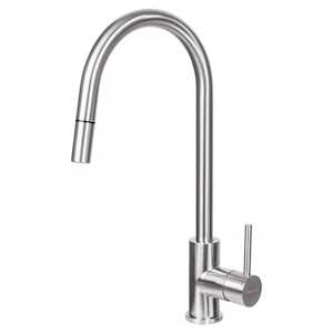 Mercer Aurora Gooseneck Pull Out Mixer | Stainless