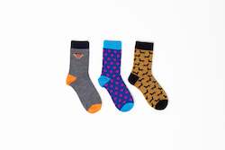 Lucky Dip  Kids God Sock 3 Pack