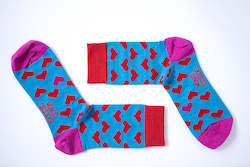 Merino Kids Socks - Hearts