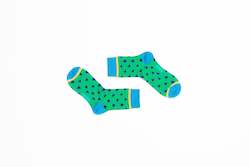 Merino Kids Socks - Rain Drops