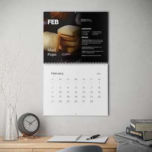 2025 Kitchen Calendar - Samoan Recipes - USA