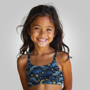 Clothing: Girls' Seamless Sports Bra - Celestial - AU/NZ/USA