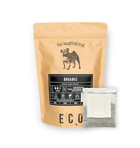 Pour Over Drip Coffee Bags: Resealable Eco Packet minus the foils