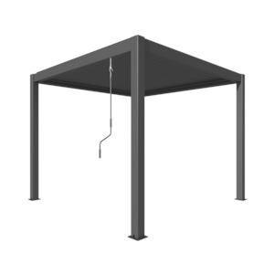 Furniture: TLP "Best Value" 4mx4mx2.5m Louvre Pergola - Free Standing Manual Crank - In stock now