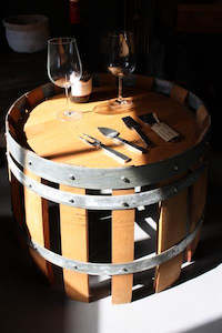 Furniture: Wine Barrel Side table