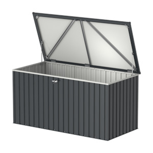 Duramax Galvanised Steel Cushion & Deck Box 1450 Litre (Anthracite colour)