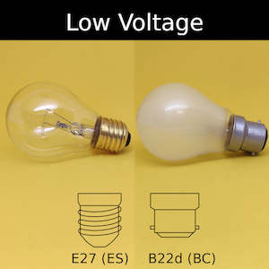 Electric light fittings: Low Voltage Incandescent