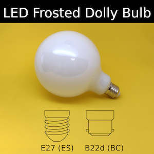 LED Frosted Dolly Bulbs