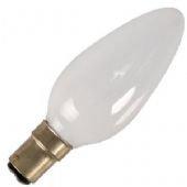 Incandescent Candle Lamp 60 Watt Sbc base Pearl Plain