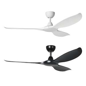 60" Kurrawa DC Ceiling Fan White, Black 2061870x Eglo Lighting