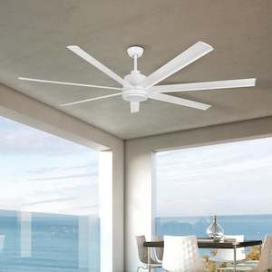 Tourbillion DC Ceiling Fan 80" (2030mm) 7 Blade in Three Colours Eglo Lighting -…