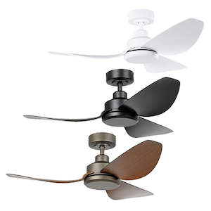 42" Torquay DC Ceiling Fan Only in White, Black or Oil-Rubbed Bronze