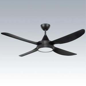 52" (1320mm) Vector-II AC Ceiling Fan & LED Light With ABS Blades in White