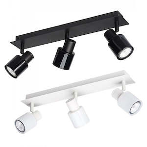 Bar Lights: Kade Triple Bar Spot Light GU10 in Black or White