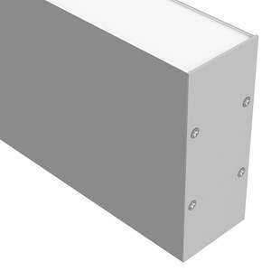 35mm x 83mm LED Channel 610 Large Suspended/Wall Mount Profile in Silver