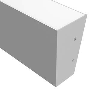 51mm x 83mm LED Channel 570 Large Wall Mount Up/Down Profile in Silver