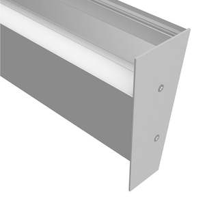 40mm x 83mm LED Channel 630 Wall Mounted Profile in Silver